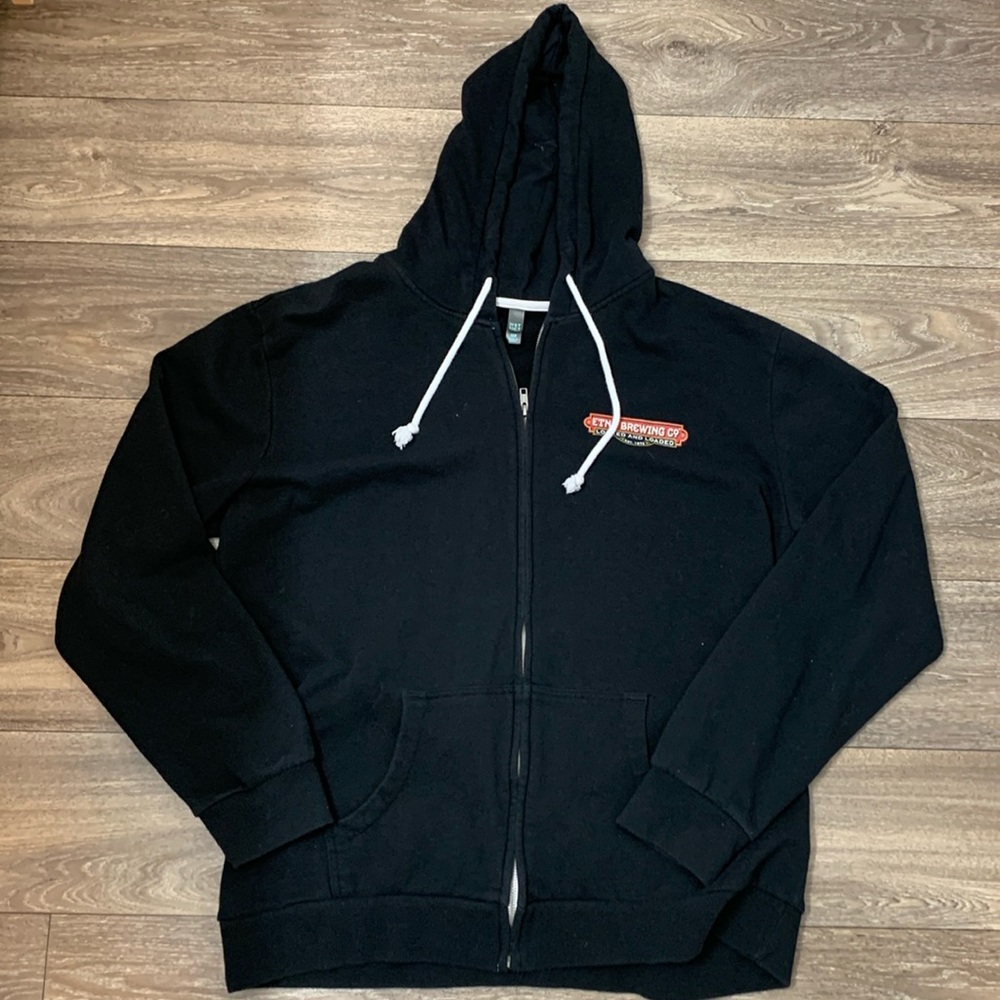Etna Brewing Co. State of Jefferson District Zip Hoodie Black